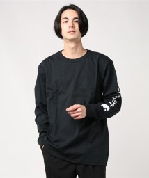 Carhartt(カーハート)/Carhartt カーハート】ロングスリーブ袖グラフィックロゴTシャツ/ブラック