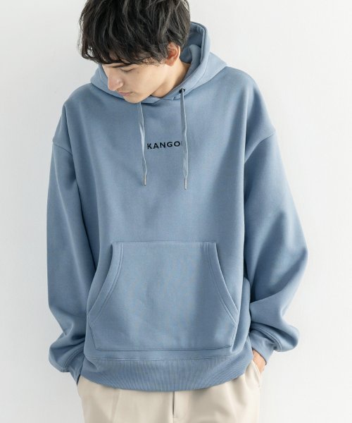 ロッキーモンロー Rocky Monroe Kangol カンゴール パーカー スウェット メンズ レディース 裏起毛 別注 プルオーバー ドロップショルダー ビッグシルエット フード ゆったり あったか Magaseek
