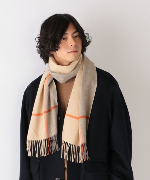 セール 30 Off 予約 Ships Any カシミヤ ライン マフラー シップス エニィ メンズ Ships Any Mens Magaseek