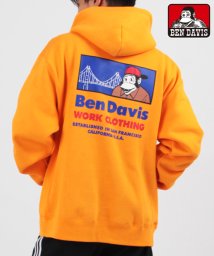 BEN DAVIS(BEN DAVIS)/【BEN DAVIS】 ベンデイビス  ワンポイント刺繍パーカー/オレンジ