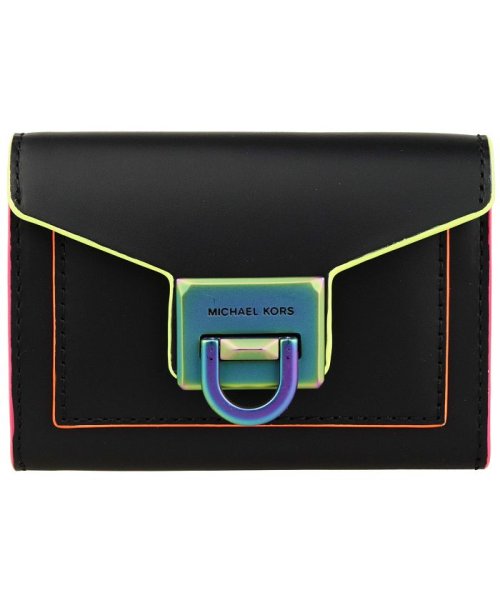 MICHAEL KORS(マイケルコース)/【Michael Kors(マイケルコース)】MichaelKors マイケルコース MANHA WALLET/ブラック