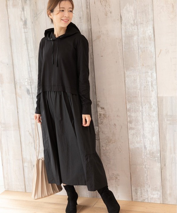 クーポン セール 70 Off カットソードッキングフーディワンピース プレフェリール Preferir Magaseek