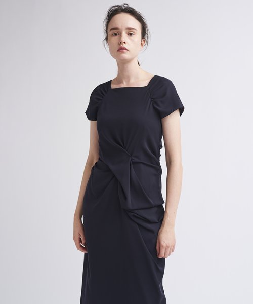 セール ランダムタックワンピース ランバンオンブルー Lanvin En Bleu Magaseek