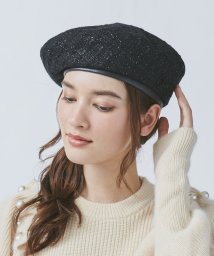 Chapeaud'O(Chapeaud’O)/Chapeau d' O Fancy Tweed Beret/ブラック