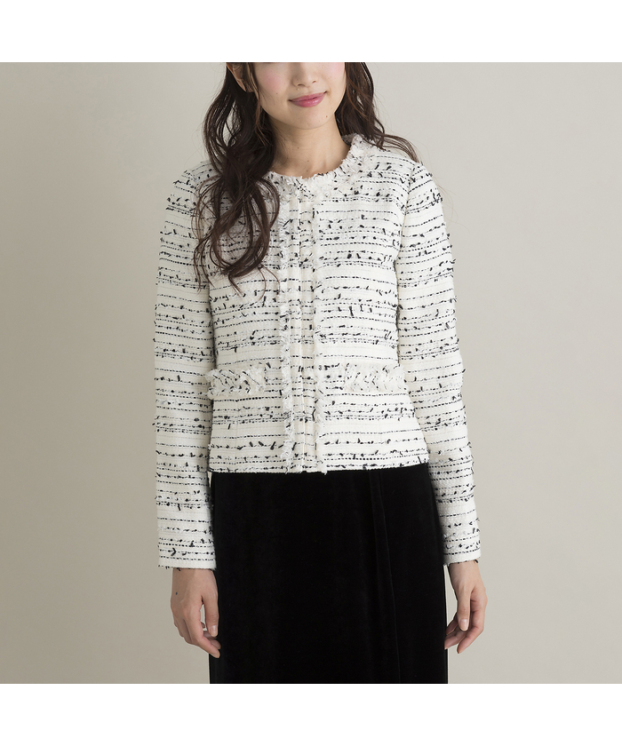 ファンシーツイードジャケット M Styleluxeコラボ 通販 White Grminuterie Ru
