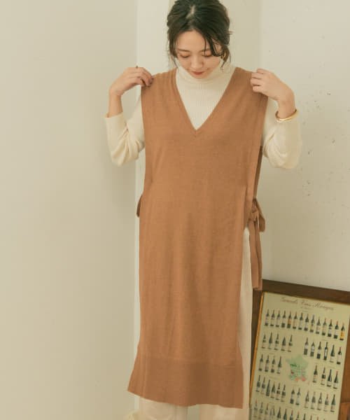 セール サイドリボンニットワンピース アイテムズ アーバンリサーチ レディース Items Urbanresearch Magaseek