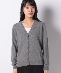 BENETTON (women)(ベネトン（レディース）)/バージンウールVネックカーディガン/グレー系その他