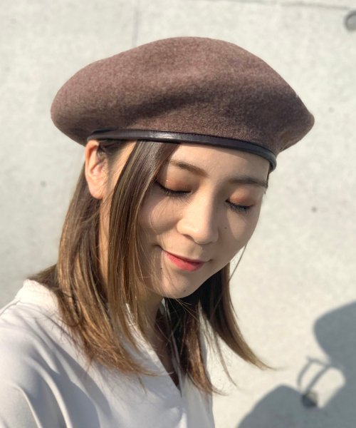 MINNETONKA(MINNETONKA)/PIPNG BASQUE BERET/ﾌﾞﾗｳﾝ