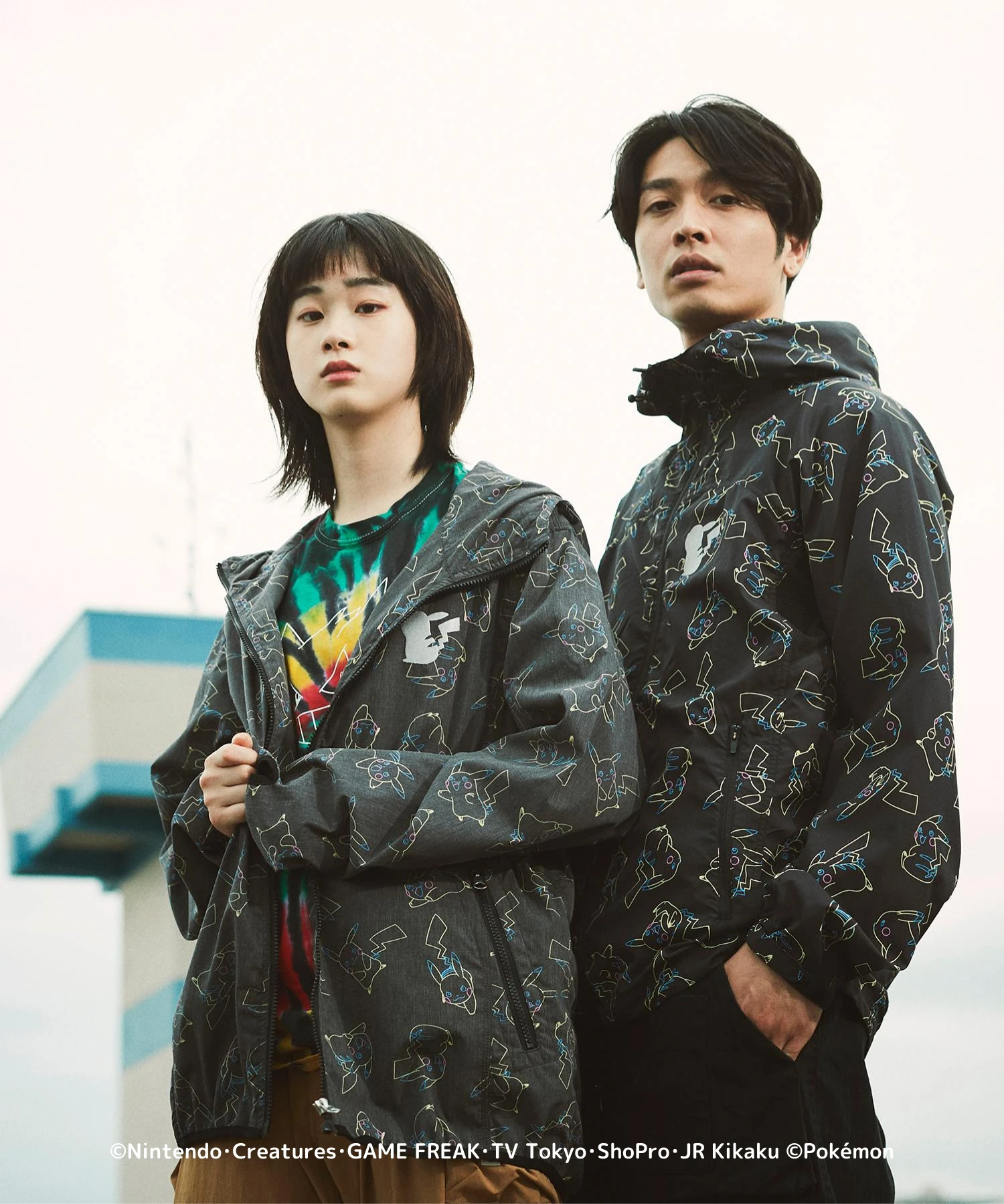 セール】ミニリップ ピカチュウ柄メダッチャブルパーカーW(503500047