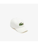 ＜マガシーク＞ ラコステ ワニロゴ刺しゅう6パネルボールキャップ メンズ オフホワイト FREE LACOSTE】画像