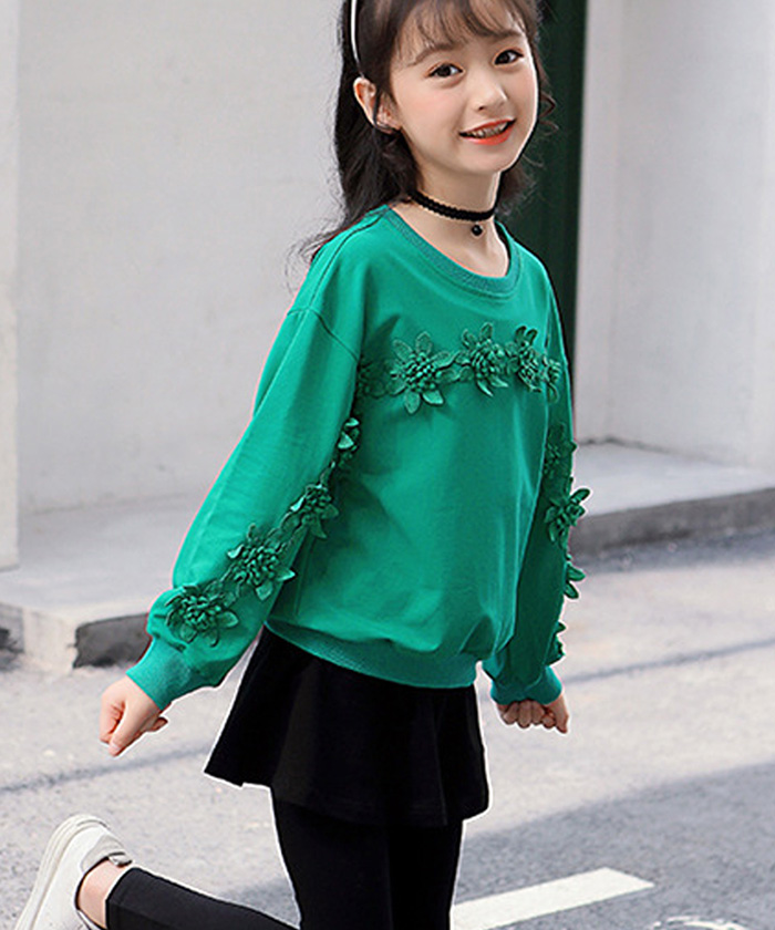 お値下げ キッズ 花柄 セットアップ 120 女の子 tシャツ パンツ 子供服