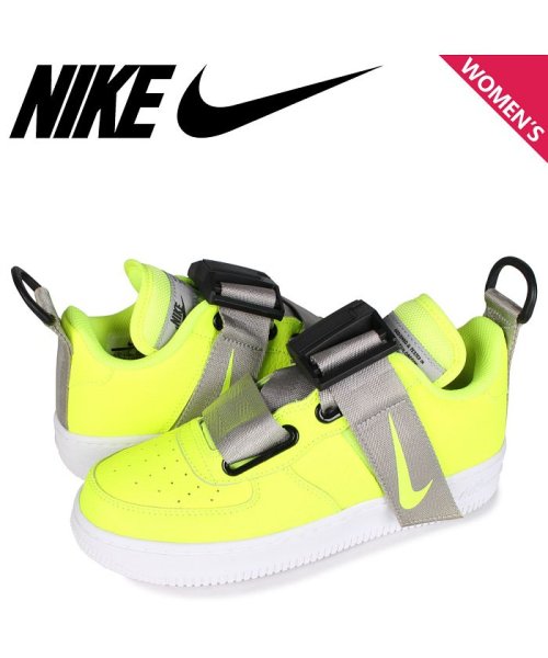 Nike Air Force 1 Utility Gs ナイキ エアフォース1 スニーカー レディース イエロー Aj6601 700 ナイキ Nike Magaseek