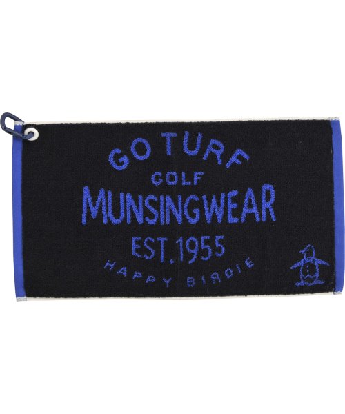 Munsingwear(マンシングウェア)/『Basic』パイルジャカードゴルフタオル【アウトレット】/パープル系