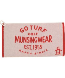 Munsingwear(マンシングウェア)/『Basic』パイルジャカードゴルフタオル【アウトレット】/オレンジ系