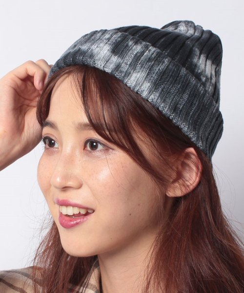 FRUIT OF THE LOOM(フルーツオブザルーム)/後染め COTTON KNIT CAP/ﾌﾞﾗｯｸ