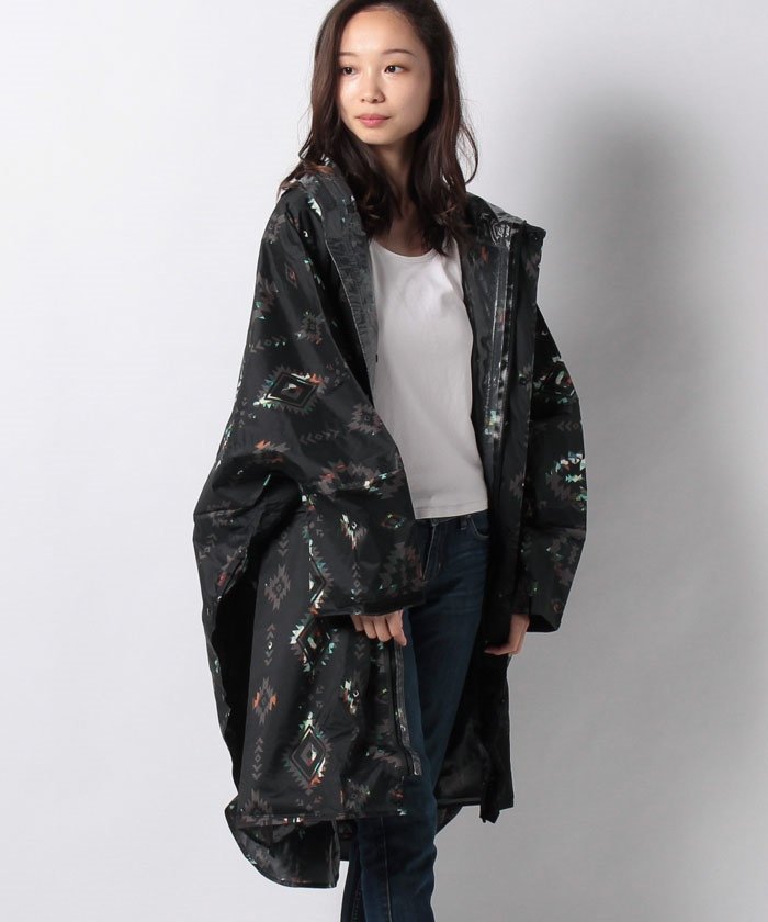 ＜マガシーク＞ ゴースローキャラバン KIU NEW STANDARD RAIN PONCHO レディース クリスタル F go slow caravan】