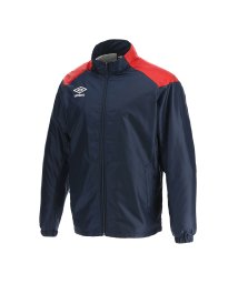 umbro(アンブロ)/【リニューアル！】TMジュニア用ウインドアップジャケット　｜裏起毛ウインドブレーカー【アウトレット】/ネイビー×レッド