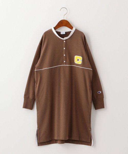 セール ジュニア 別注 Champion チャンピオン スタンドカラーワンピース グリーンレーベルリラクシング キッズ Green Label Relaxing Kids Magaseek