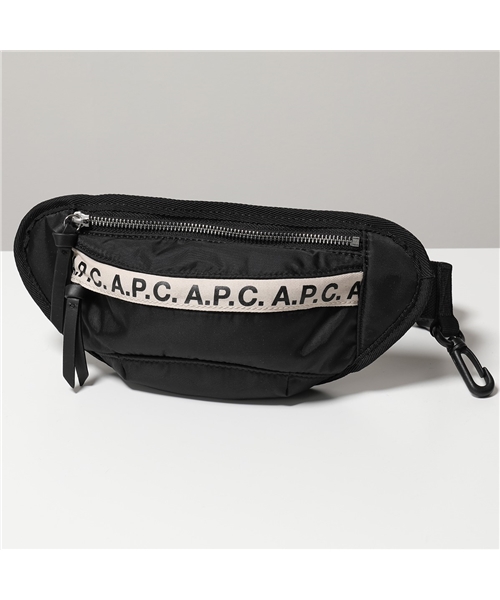 【A.P.C.(アーペーセー)】APC PAACL H62165 banane repeat mini ナイロン ボディバッグ ベルトバッグ  ウエストポーチ N