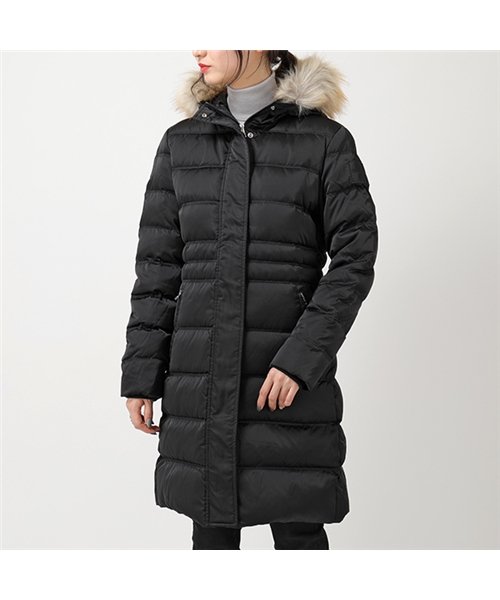 セール Calvin Klein カルバンクライン Jj21 099 ロング丈 ダウンコート ジャケット Black レディース カルバンクライン Calvin Klein Magaseek