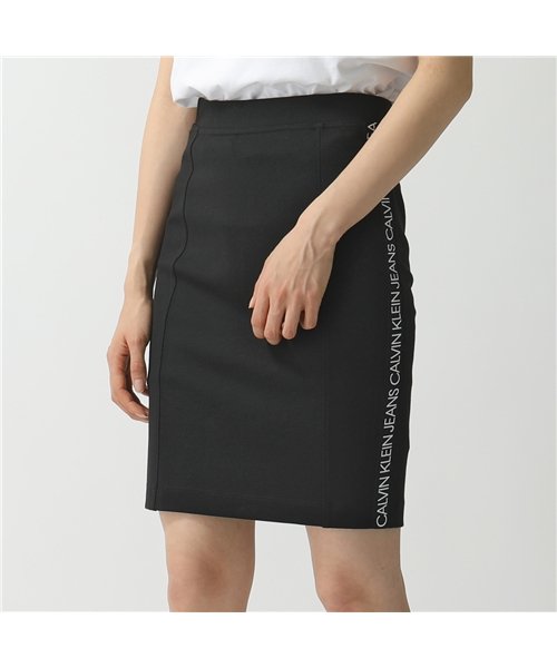 Calvin Klein(カルバンクライン)】J20J213187 タイトスカート ロゴ  