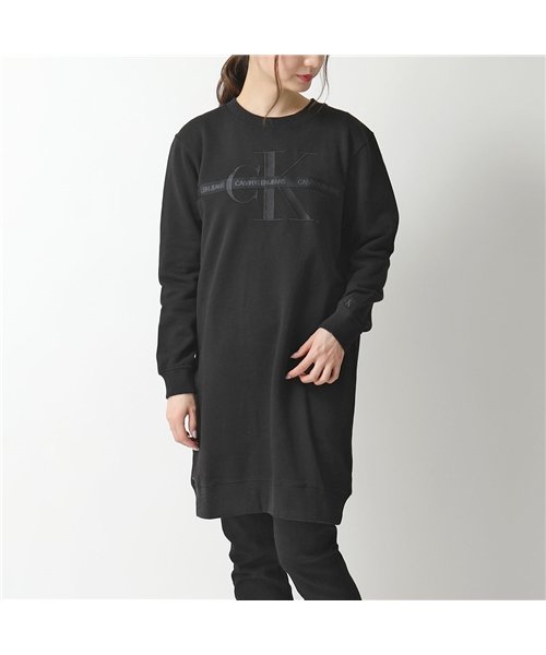 Calvin Klein カルバンクライン Jj スウェット プルオーバー トレーナー ロング 長袖 Bae Ck Black レディース カルバンクライン Calvin Klein Magaseek