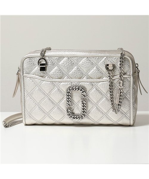  Marc Jacobs(マークジェイコブス)/【MARC JACOBS(マークジェイコブス)】M0016044 The Status Shoulder Bag ショルダーバッグ 鞄 045/PLATINUM/シルバー系