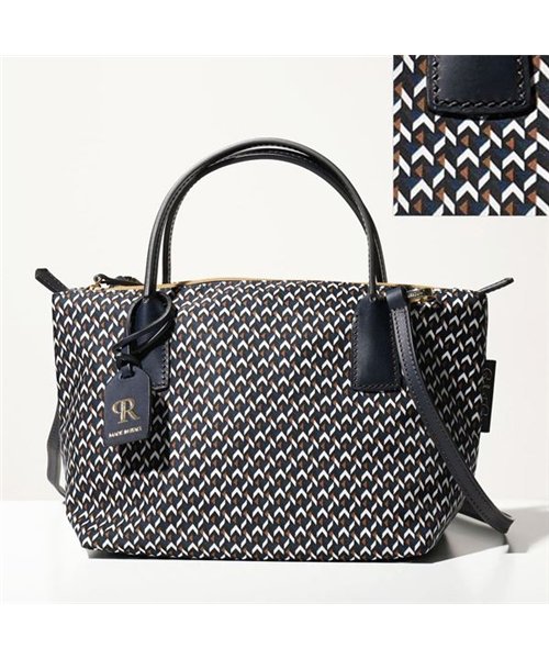 ROBERTA PIERI(ロベルタピエリ)/【ROBERTA PIERI(ロベルタピエリ)】ROBERTINA MINI DUFFLE ショルダーバッグ ハンドバッグ ナイロン×レザー 鞄 レディース/ネイビー