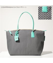 ROBERTA PIERI(ロベルタピエリ)/【ROBERTA PIERI(ロベルタピエリ)】ROBERTINA LARGE TOTE トートバッグ ハンドバッグ ナイロン×レザー 鞄 レディース/エメラルドグリーン