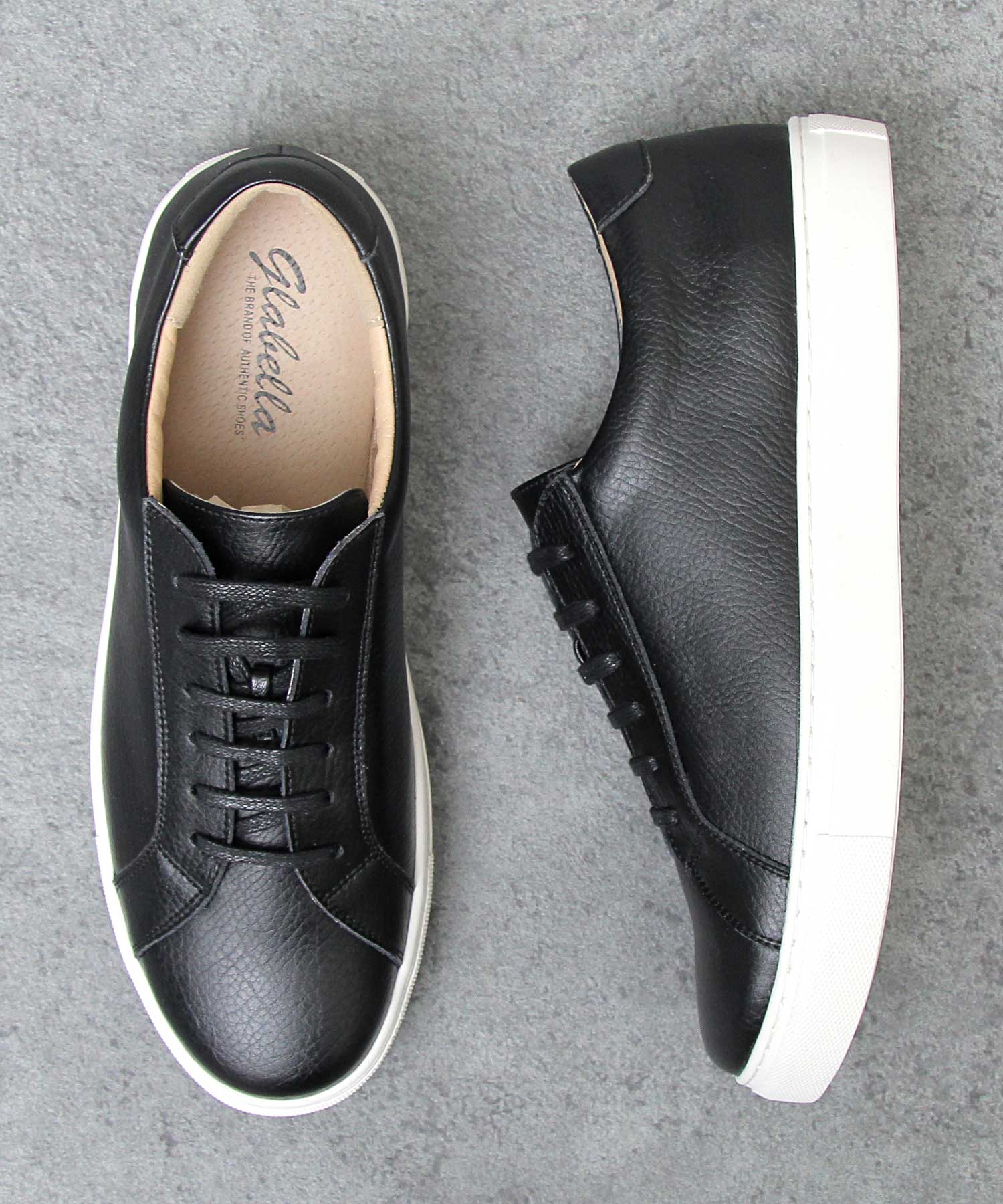 セール Glabella グラベラ スプリットレザースニーカー 牛床革 グラベラ Glabella Magaseek