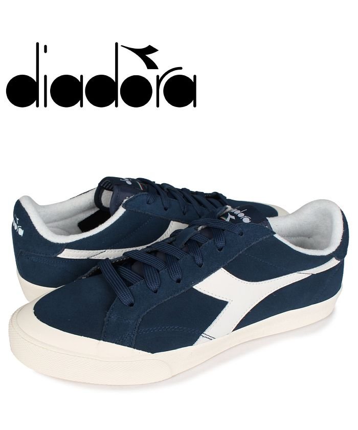 ＜マガシーク＞ スニークオンラインショップ ディアドラ Diadora メロディー スエード スニーカー メンズ MELODY SUEDE ネイビー 176561−0033 メンズ その他 UK8.0-26.5 SNEAK ONLINE SHOP】