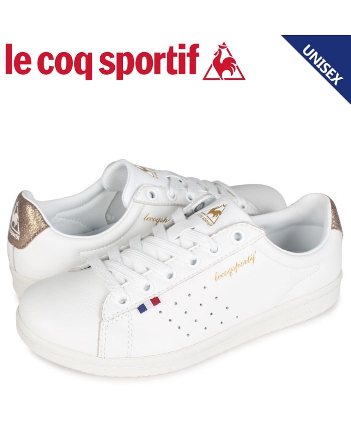 ＜マガシーク＞ スニークオンラインショップ ルコック スポルティフ le coq sportif LA ローラン スニーカー メンズ レディース LA ROLAND LE ホワイト 白 QL1QJC52W ユニセックス その他 23.5 SNEAK ONLINE SHOP】