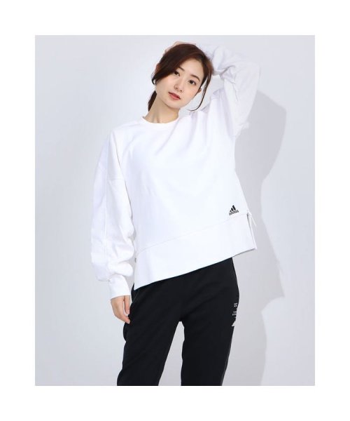 アディダス Adidas レディース スウェットトレーナー Wstyledknsweat Gh4655 ホワイト アディダス Adidas Magaseek