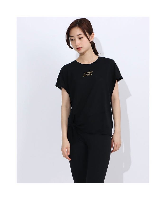 ナイキ Nike レディース フィットネス 半袖tシャツ ナイキ ウィメンズ ドライ Tie Pp5 Cb S S トップ Cu ブラック ナイキ Nike Magaseek