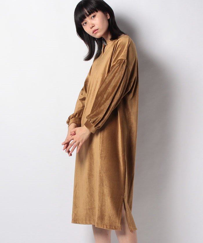 セール キーネックロングワンピース オリーブデオリーブ Olive Des Olive Magaseek