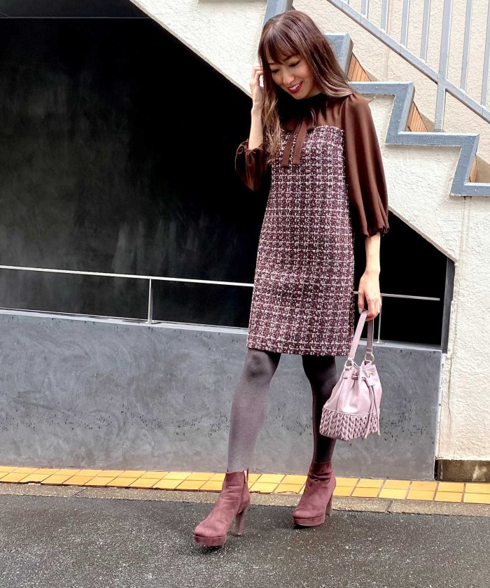 セール ツイードサックワンピース トランテアン ソン ドゥ モード 31 Sons De Mode Magaseek