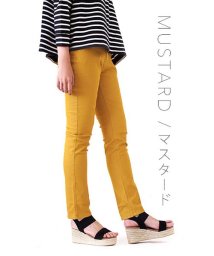 e-zakkamaniastores(イーザッカマニアストアーズ)/THEベーシック！ストレッチストレートパンツ/マスタード