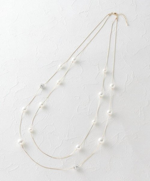 リズミカルパール二連ネックレス イッツデモ Its Demo Magaseek