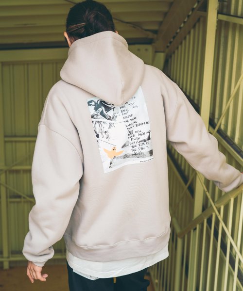 Mark Gonzales マークゴンザレス パーカー スウェット メンズ レディース 裏起毛 別注 プルオーバー オーバーサイズ ドロップショルダー ビッグシ ロッキーモンロー Rocky Monroe Magaseek