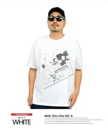 one colors/DRAGONBALL(ドラゴンボール) 半袖 Tシャツ メンズ 大きいサイズ キャラクター 立体 パズル プリント クルーネック カットソーカリン様 孫悟空 亀/503546291