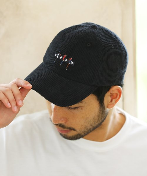 ワンポイント刺繍コーデュロイキャップ キャップ メンズ 帽子 ブランド つば 男性用 Cap ジギーズショップ Jiggys Shop Magaseek