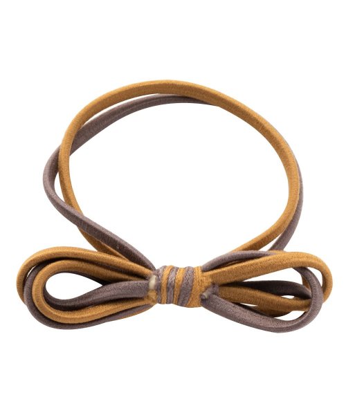 リボンデザインが大人ガーリーなハンドメイドヘアゴム クリームドット Cream Dot Magaseek