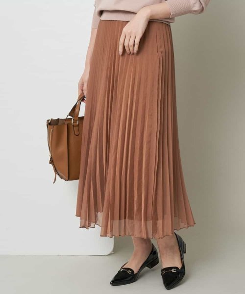 セール 洗える オーガンジープリーツスカート オフオン Ofuon Magaseek