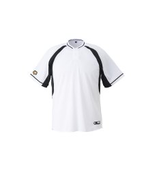 DESCENTE(デサント)/【BASEBALL】ベースボールシャツ/ホワイト×ブラック