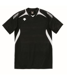 DESCENTE(デサント)/【VOLLEYBALL】半袖ゲームシャツ【アウトレット】/ブラック×ホワイト