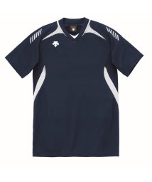 DESCENTE(デサント)/【VOLLEYBALL】半袖ゲームシャツ【アウトレット】/ネイビー×ホワイト