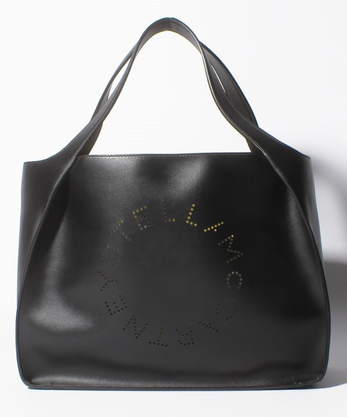 30%OFF！＜マガシーク＞ ステラマッカートニー ステラマッカートニー ロゴ トートバッグ 502793W8542 レディース BLACK F Stella McCartney】 タイムセール開催中】