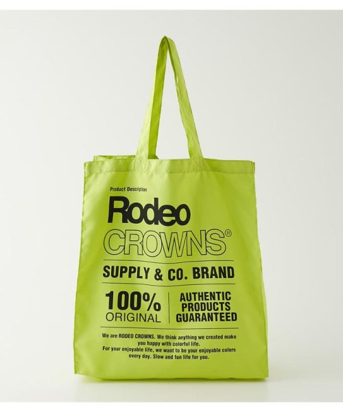 RODEO CROWNS WIDE BOWL(ロデオクラウンズワイドボウル)/SHOPPING BAG (1)/LIME