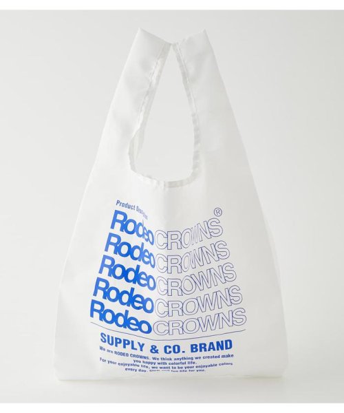 RODEO CROWNS WIDE BOWL(ロデオクラウンズワイドボウル)/SHOPPING BAG (2)/WHT