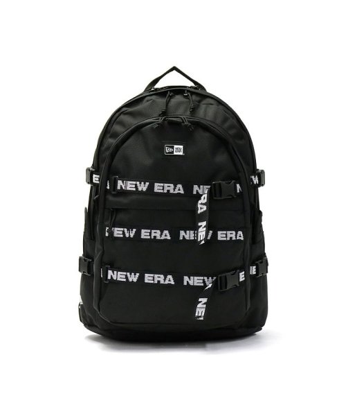 NEW ERA(ニューエラ)/【正規取扱店】ニューエラ リュック NEW ERA リュックサック CARRIER PACK キャリアパック LOGO TAPE ロゴテープ ブラック 35L/ブラック